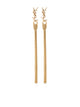 Saint Laurent Cassandre Tassel Earrings