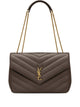 Saint Laurent Loulou Large Bag In Matelassé Lambskin