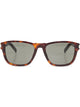 Saint Laurent Square Brown Acetate Sunglasses
