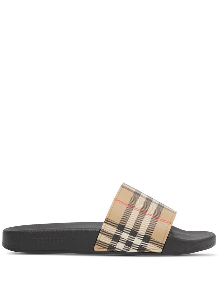 Burberry Lf Sdl Furley L Chk Slides
