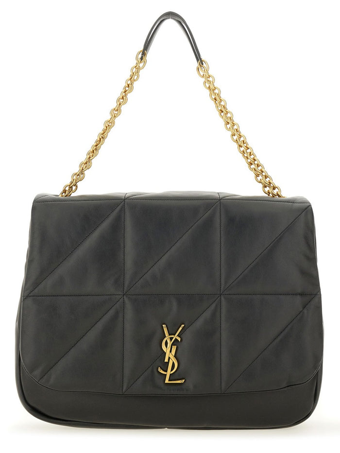 Saint Laurent Black Leather Jamie Shopping Bag