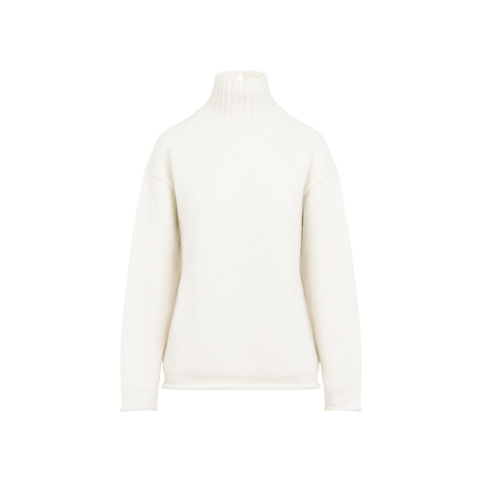 Bottega Veneta White Cashmere Sweater