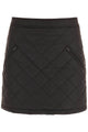 Burberry Dark Brow Cotton Mini Skirt