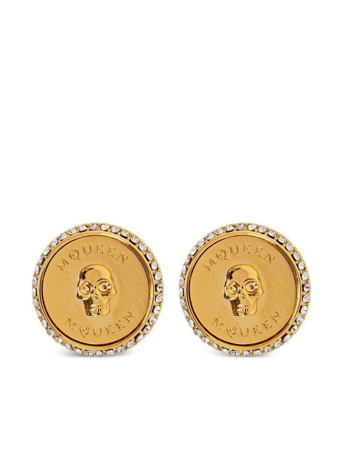 Alexander Mcqueen Sovereign Skull Earrings