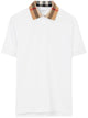 Burberry Vintage Check Pattern Accent Polo Shirt