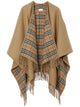 Burberry Reversible Check Wool Cape
