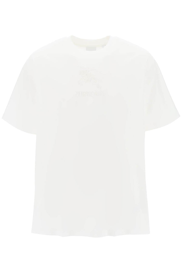 Burberry White Cotton T-Shirt