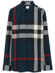 Burberry Check-Pattern Cotton Shirt