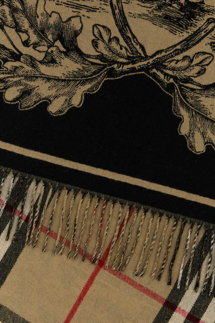 Burberry Embroidered Cashmere Scarf