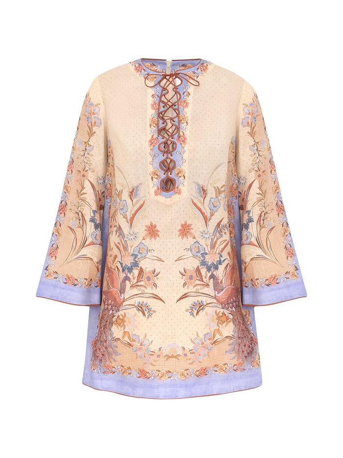 Zimmermann Indra Linen Mini Dress