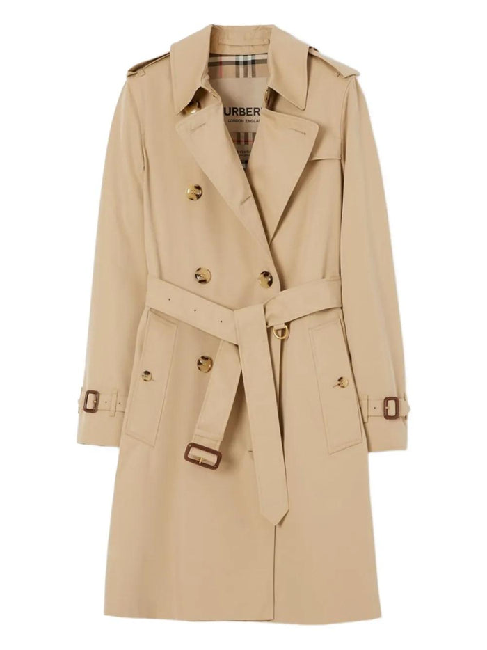 Burberry Beige Cotton Trench Coat