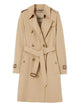 Burberry Beige Cotton Trench Coat