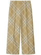 Burberry Checked Wool Trousers