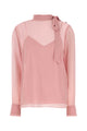 Gucci Pink Crepe Blouse
