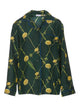 Burberry Green Shirt With Buttons Regular Collar
