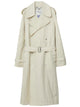 Burberry Nude Long Cashmere Trench Coat