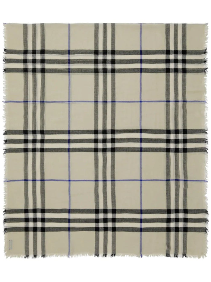 Burberry Lightweight Lichen Wool Scarf