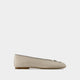 Burberry Sadler Zip Ballerinas