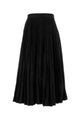 Balenciaga Black Wool Skirt