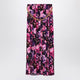 Balenciaga Long Pleated Floral Skirt