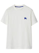 Burberry Cotton T-Shirt With Ekd Embroidery