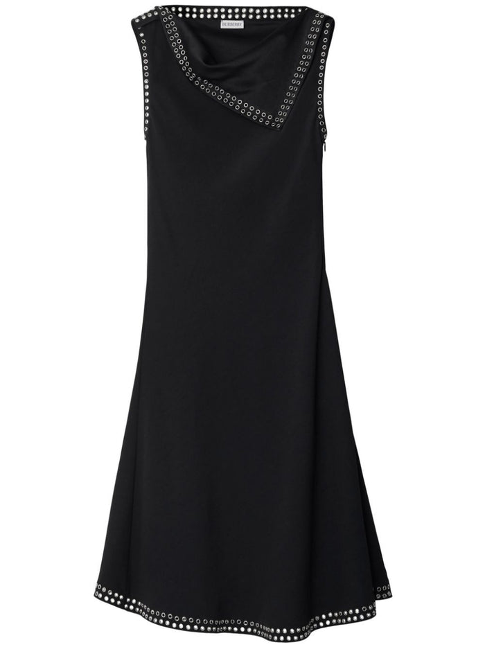 Burberry Black Satin Dress