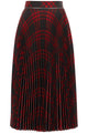 Burberry Embroidered Jersey Skirt