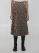 Burberry Embroidered Polyester Blend Skirt