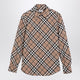 Burberry Check Pattern Wool Blend Shirt