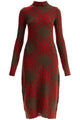 Burberry Check Wool Blend Dress