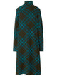 Burberry Wool-Blend Dress With Check Pattern
