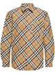 Burberry Checked Wool Shirt