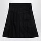 Burberry Black Cotton-Blend Skirt