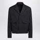 Gucci Dark Grey Jacket In Wool Gabardine