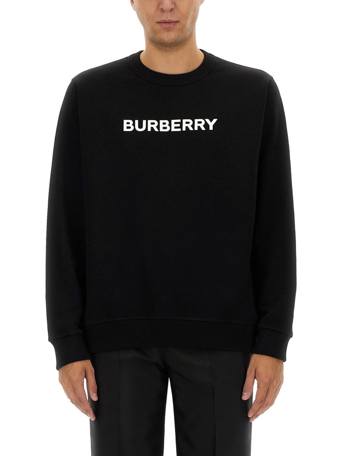 Burberry Black Cotton Sweatshirt