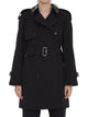 Burberry Cotton Gabardine Weave Detachable Collar Check Pattern