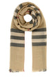 Burberry Embroidered Wool Blend Scarf