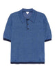 Bottega Veneta Blue Linen Cotton Pole