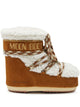 Moon Boot Icon Low Hazelnut In Shearling