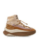 Moon Boot Moon Boot Moon247 Brown And Beige Xlace Mid Sneakers
