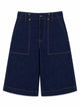 Versace Jeans Couture Shorts In Denim Di Cotone