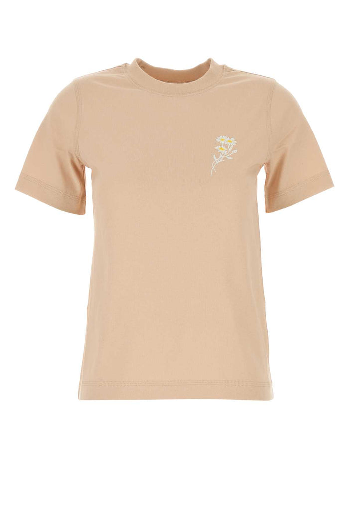 Burberry Peach Cotton T-Shirt