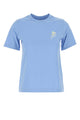 Burberry Cerulean Blue Cotton T-Shirt