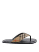 Burberry Beige Pavilion Check Sandals