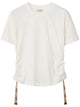 Burberry T-Shirt With Check Finishes