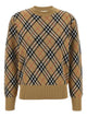 Burberry Check-Pattern Wool Sweater