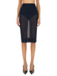 Saint Laurent Knit Pencil Skirt