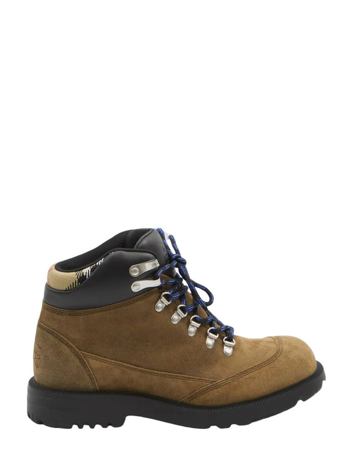 Burberry Brown Suede Moor Ankle Boots