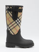 Burberry Stivali Alti Marsh Stamp In Gomma?