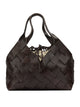 Dragon Difussion Brown Cow Leather Shoulder Bag